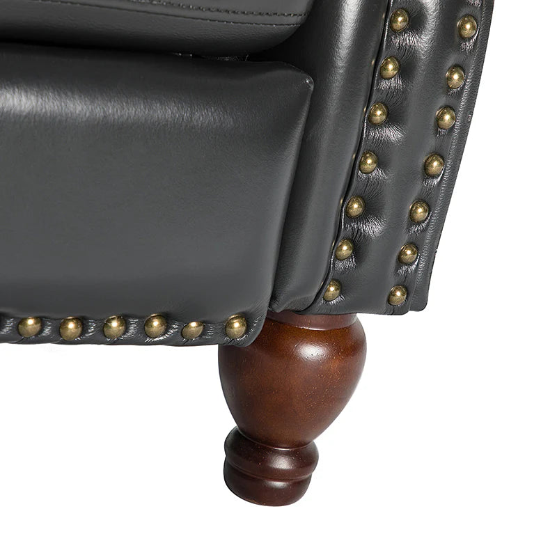 Gabrielle Genuine Leather Oversized Recliner