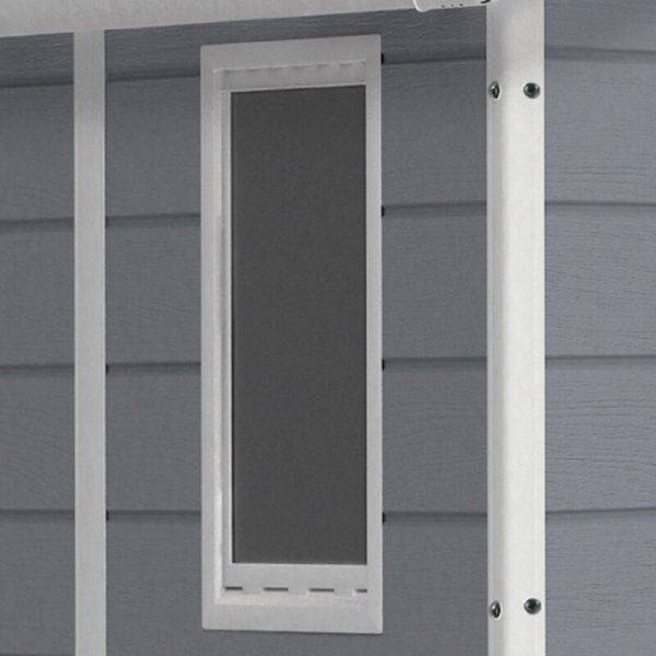 Manor 6 ft. W x 7.5 ft. D Plastic Storage Shed