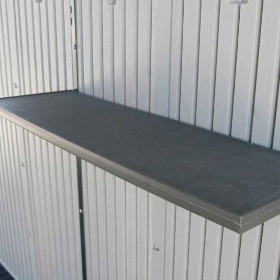 8 Ft. W x 10 Ft. D Plastic Traditional Storage Shed