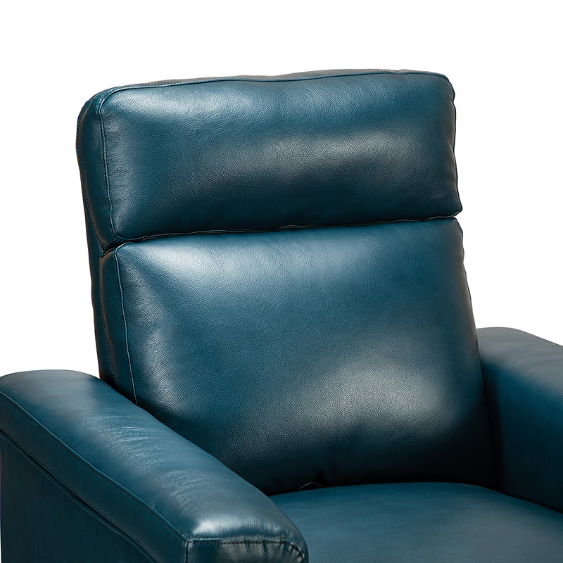 Lea 36.02 Wide Genuine Leather Power Recliner