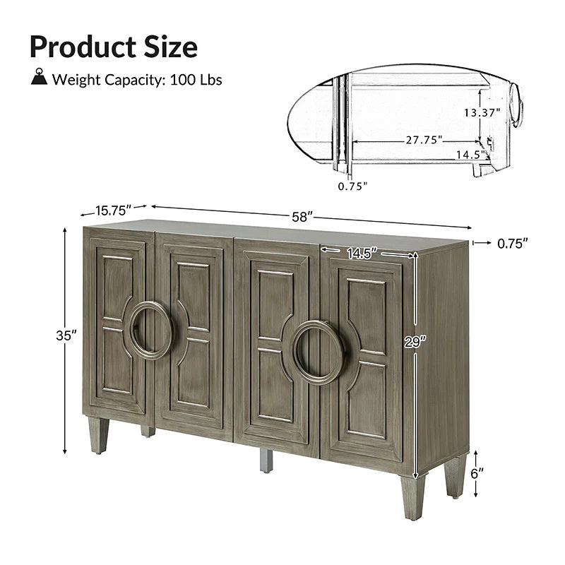 Alex 58 Wide Sideboard