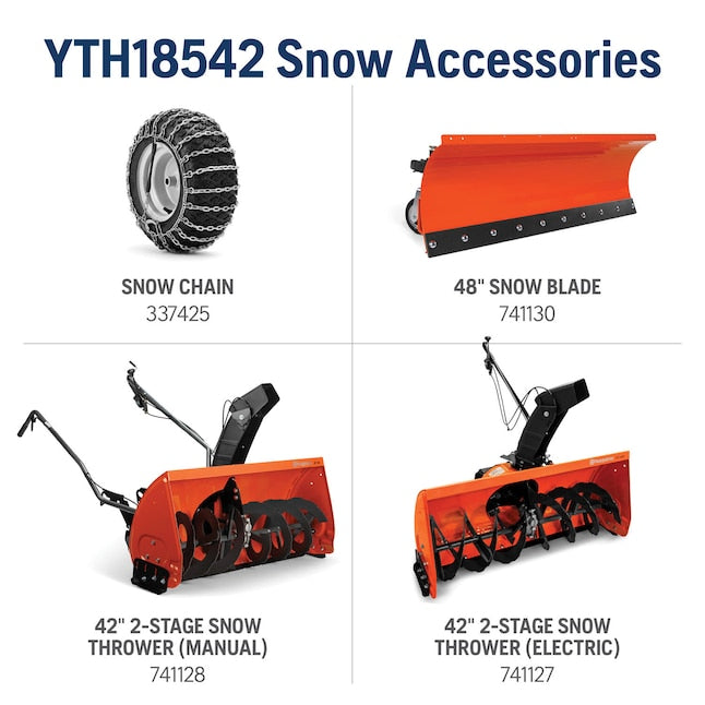 Husqvarna YTH18542 42-in 18.5-HP Gas Riding Lawn Mower