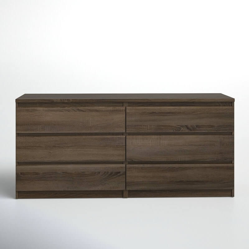 Kepner 6 Drawer 60.5 W Double Dresser