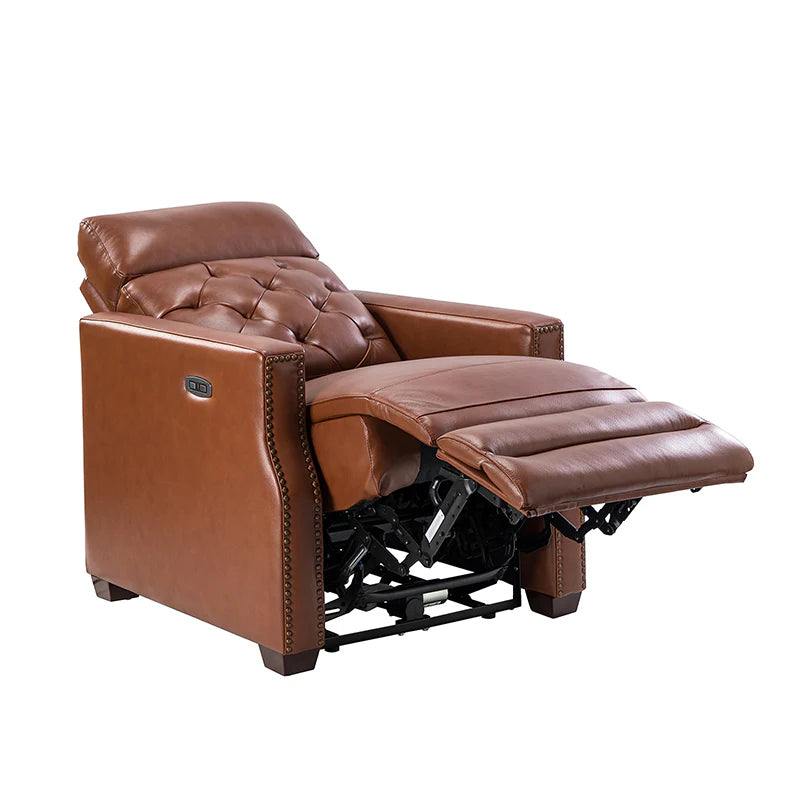 Carlota 31.5 Wide Genuine Leather Power Recliner
