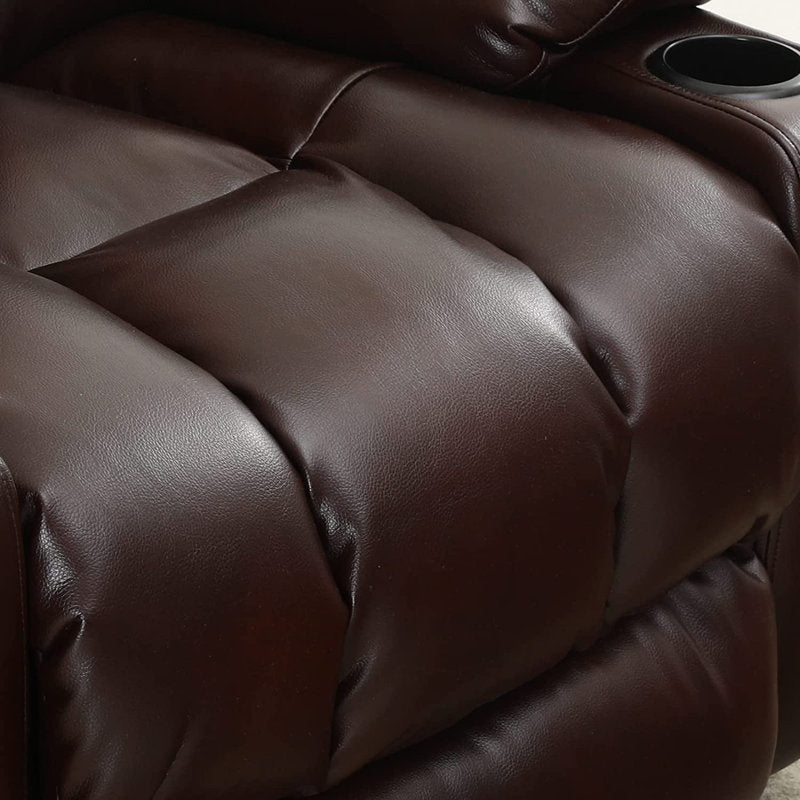 💥Clearance Sale🔥 Mcombo Electric lift Recliner sofa with massage and heating functions. 3 positions. 2 side pockets and cup holders. USB ports!