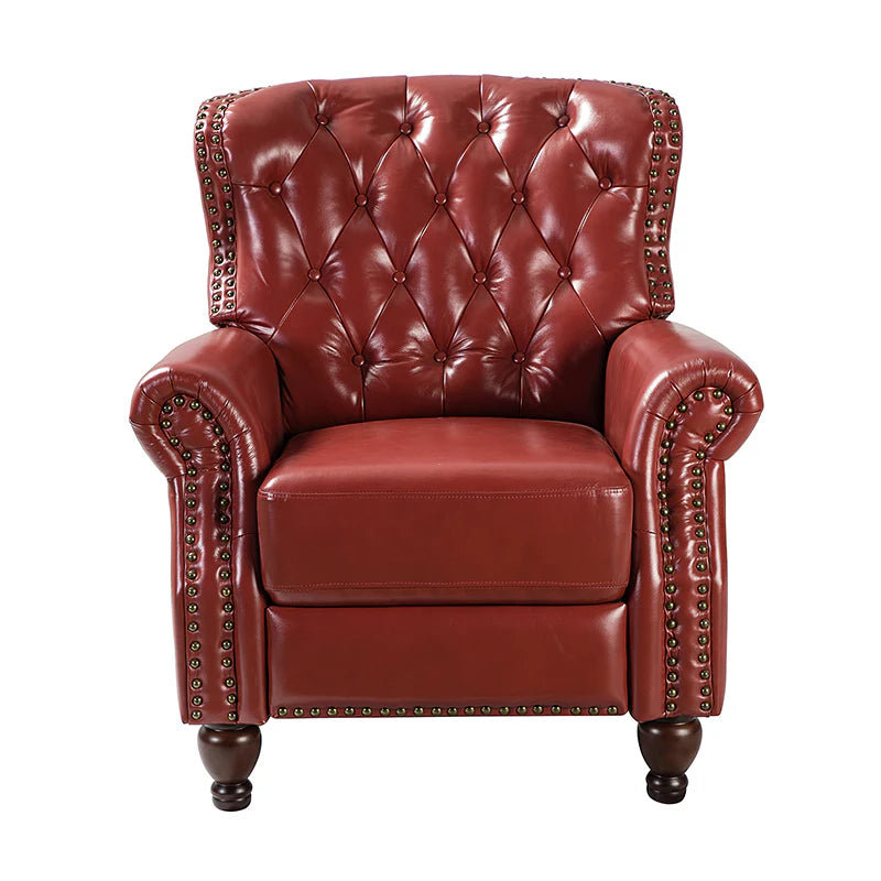 Gabrielle Genuine Leather Oversized Recliner