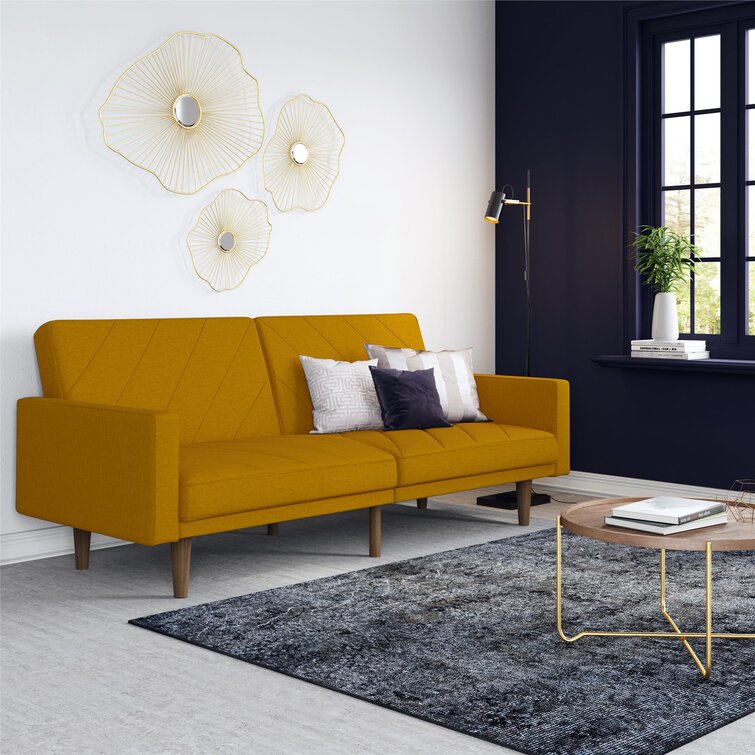 Adria Twin 78.5 Wide Split Back Convertible Sofa