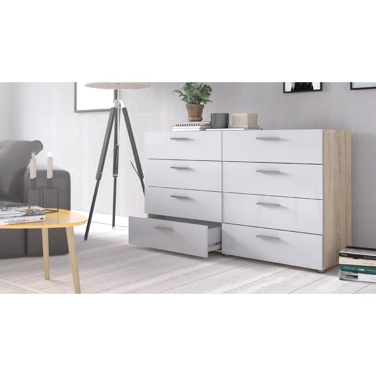 Jantz 8 Drawer 55.12 W Double Dresser