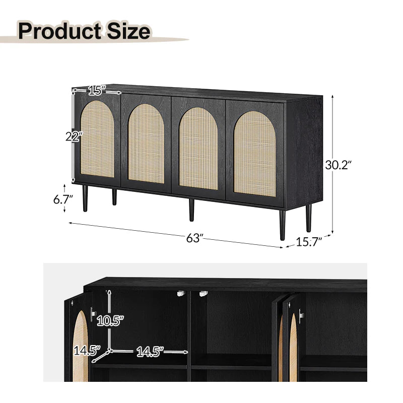 Norbert 63Wide Sideboard