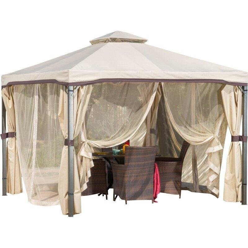 Franz 9.83 Ft. W X 9.83 Ft. D Metal Patio Gazebo