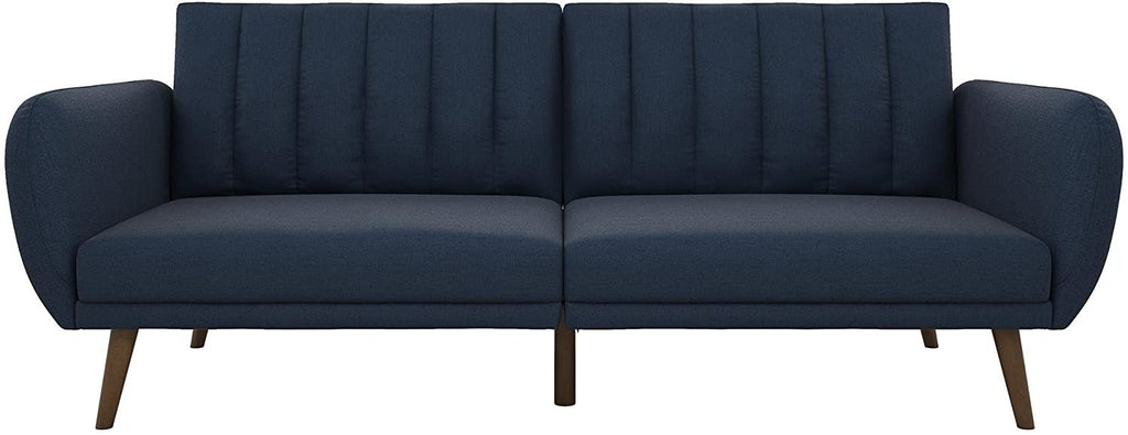 Novogratz Brittany Sofa Futon - Navy Linen