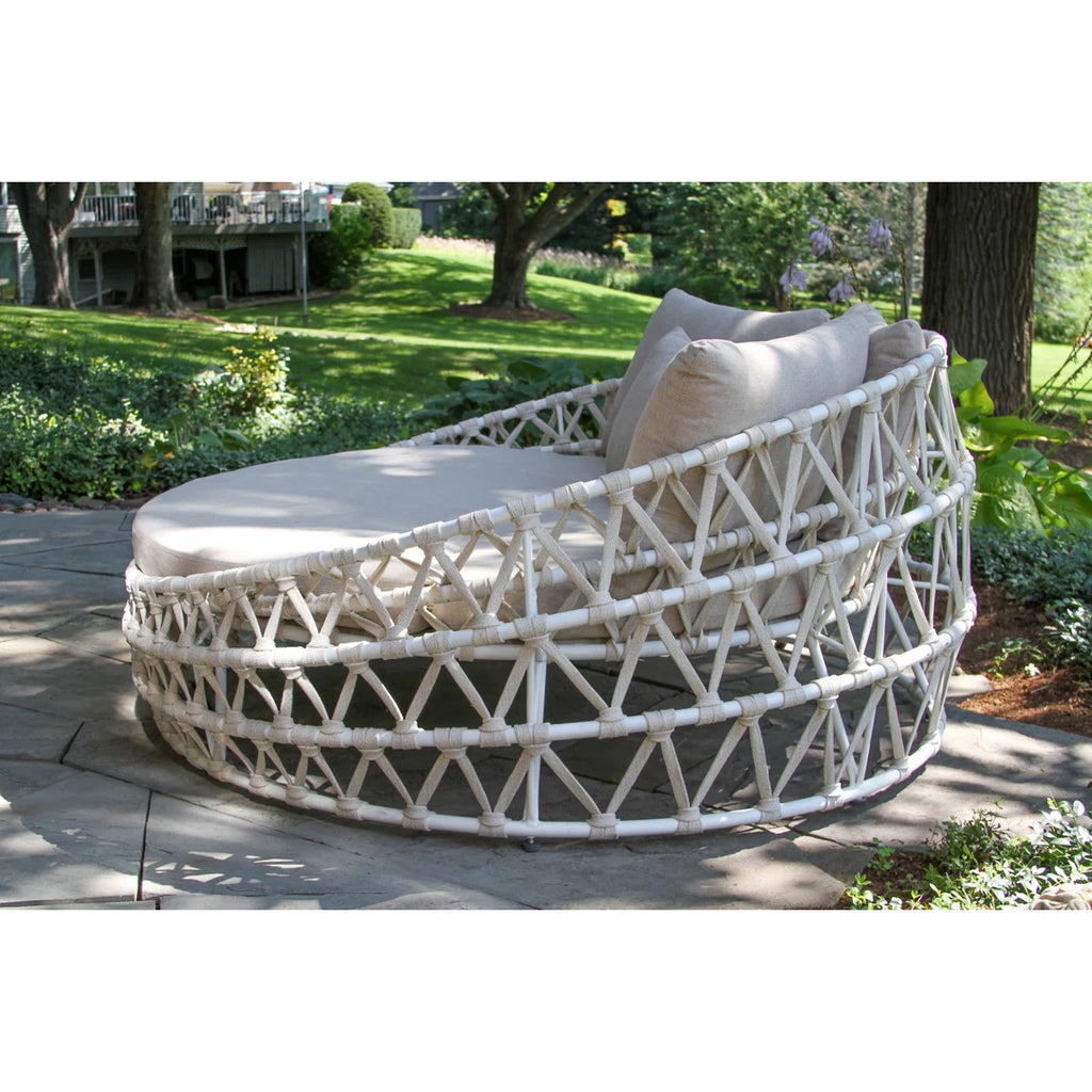 68'' Powder Coated Aluminum Outdoor Patio Daybed
