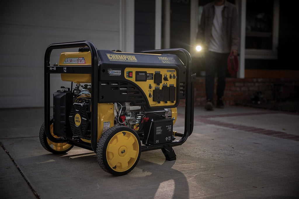 Champion Power Equipment 11.500/9.200-Watt Electric Start Portable Generator with CO Shield