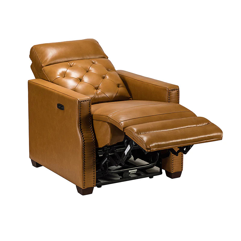 Carlota 31.5 Wide Genuine Leather Power Recliner