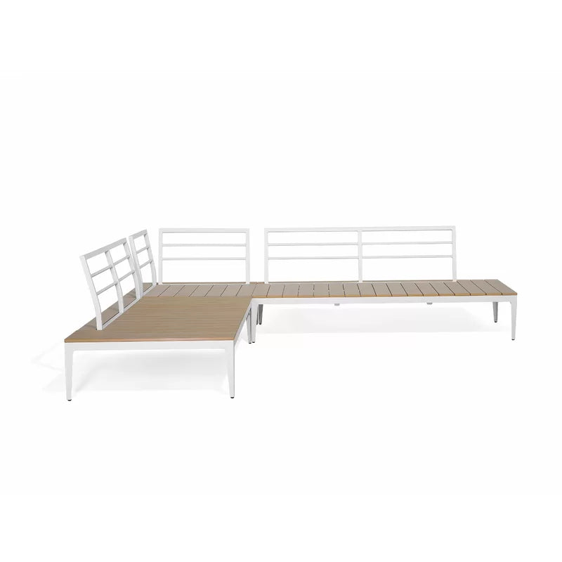Kirch Wicker 5 - Person Garden Lounge Set with Cushions