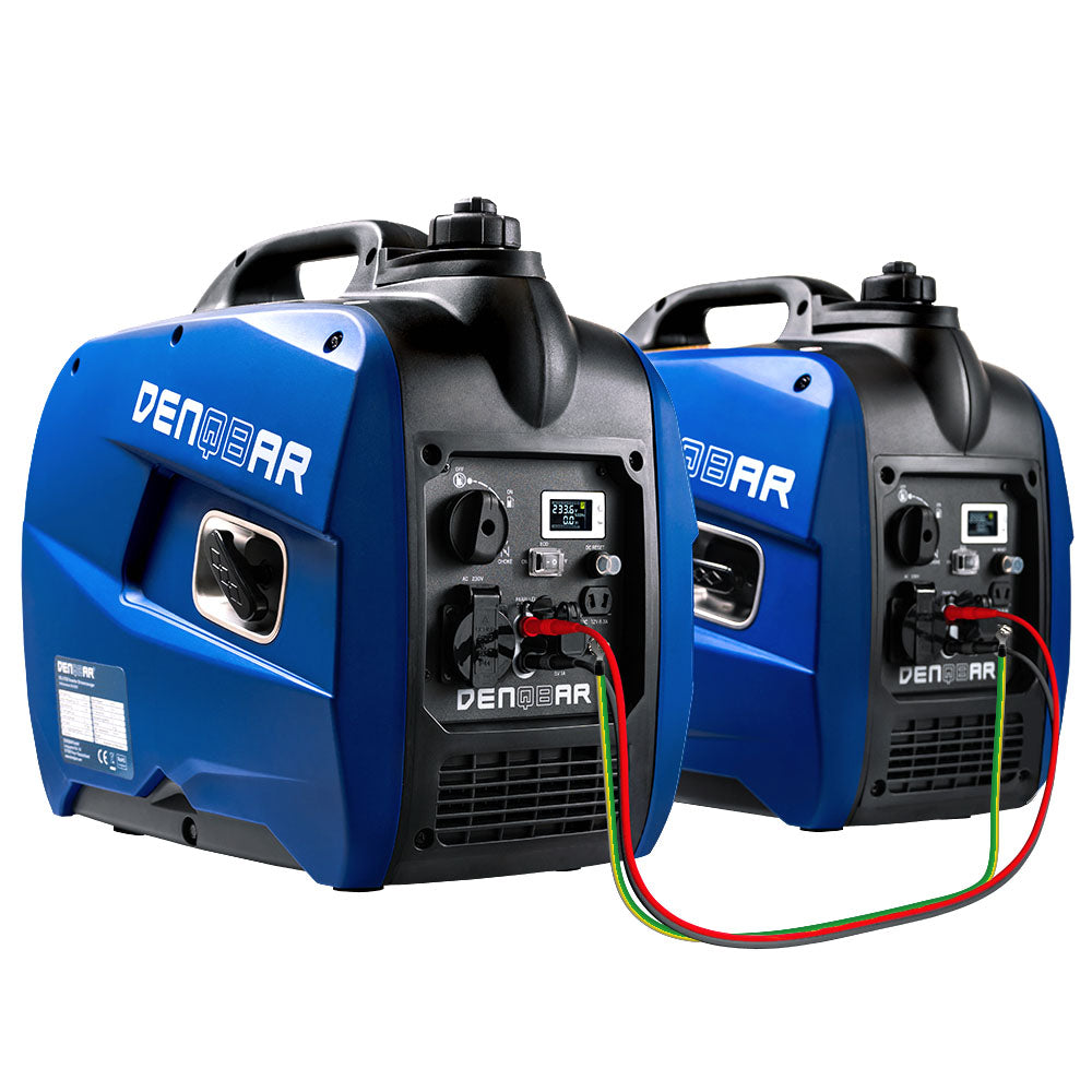 BUNDLE: 2 X 2.1 KW INVERTER GENERATOR DQ-2100 + CABLE FOR PARALLEL CONNECTION