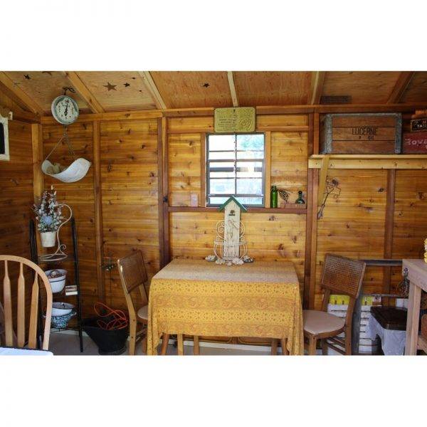 12 ft. W x 8 ft. D Wood Storage Shed