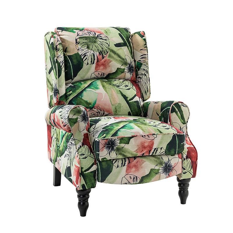 Erdeni Upholstered Manual Wingback Recliner Chair