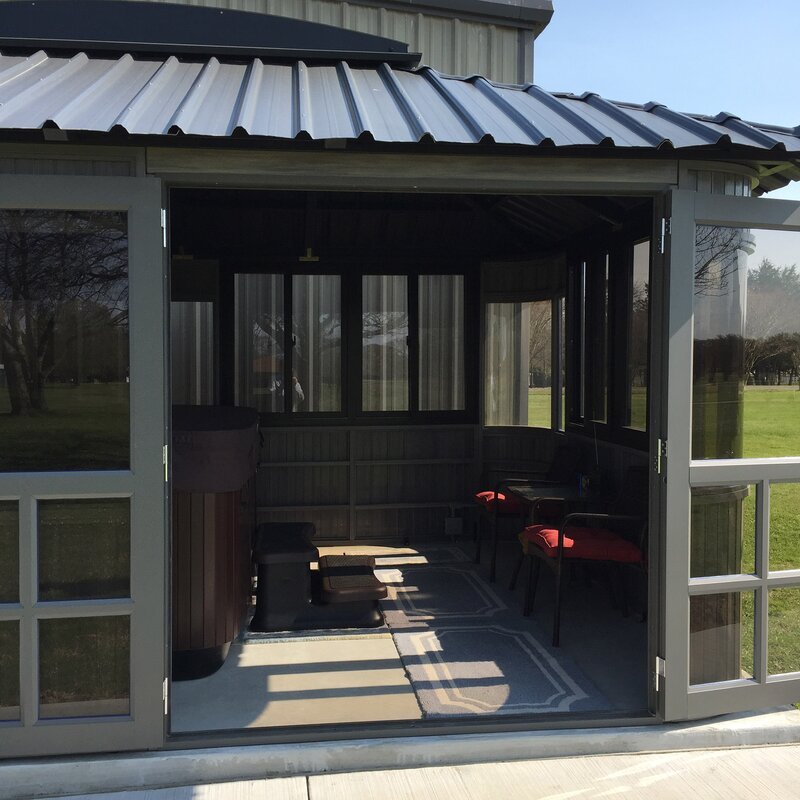 Colorado 17.5 Ft. W x 11.5 Ft. D Composite PVC Patio Gazebo Gazebo