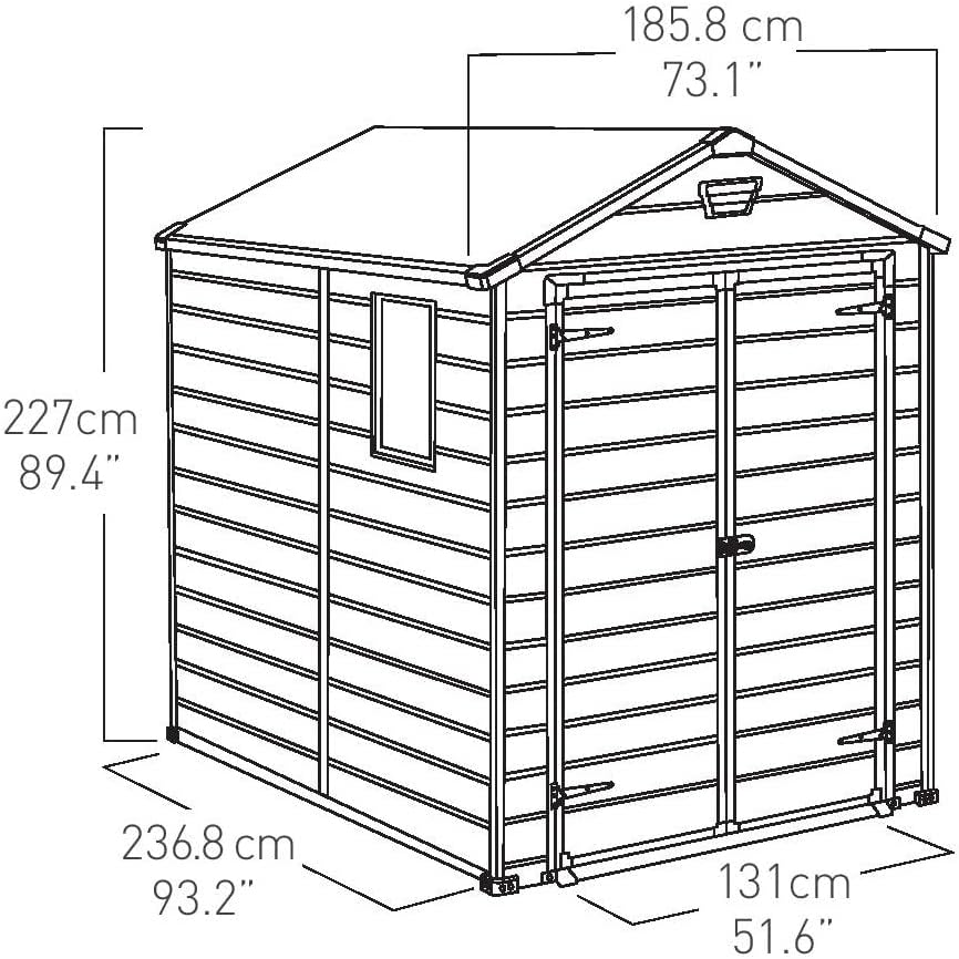 Manor Garden Storage Shed. 7.6m³