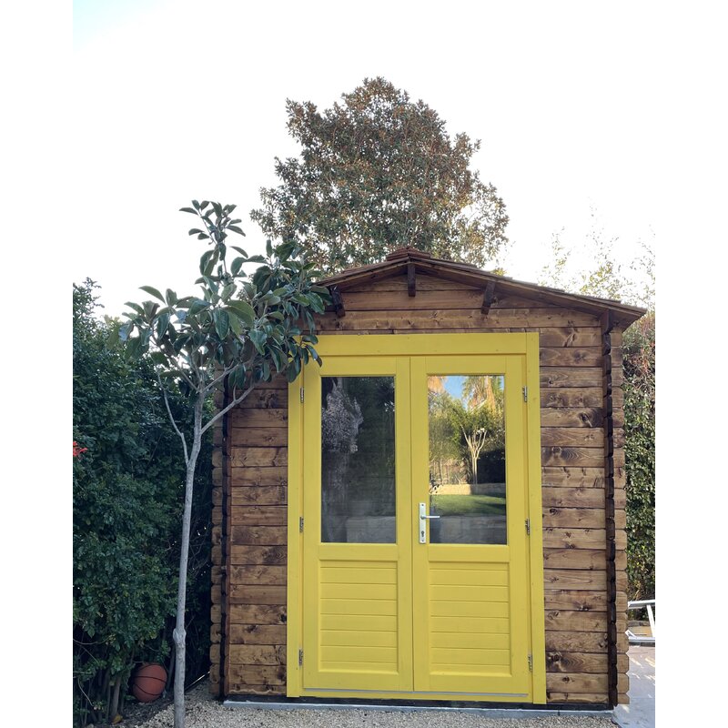 Shiba 8 ft. W x 8 ft. D Solid Wood Storage Shed