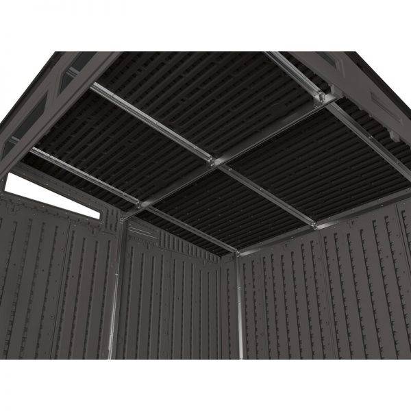 7 ft. W x 7 ft. D Plastic Storage Shed