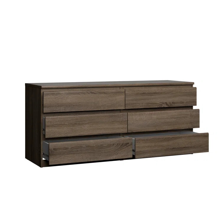 Jada 6 Drawer 60.5 W Double Dresser