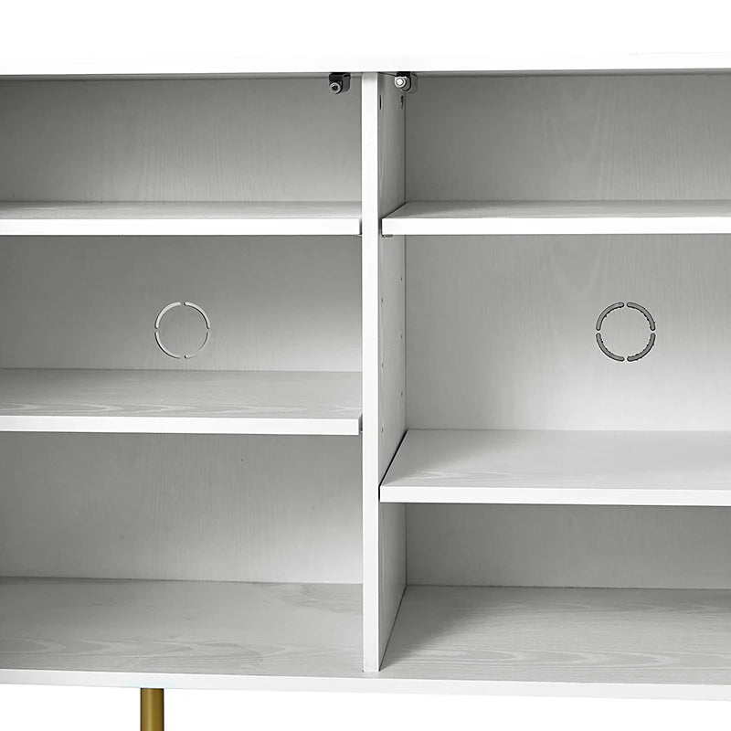 Jakob 3-Door Modern Sideboard with Adjustable Shelves