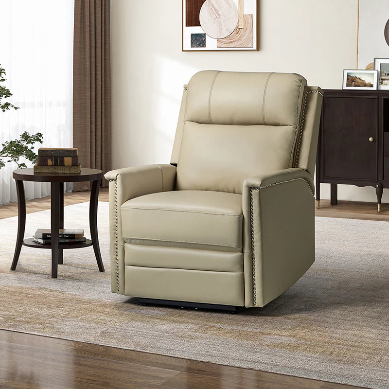 Ottfried Genuine Leather Power Recliner