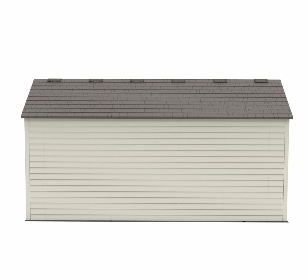 Dual Entry 15 ft. W x 8 ft. D Plastic Storage Shed