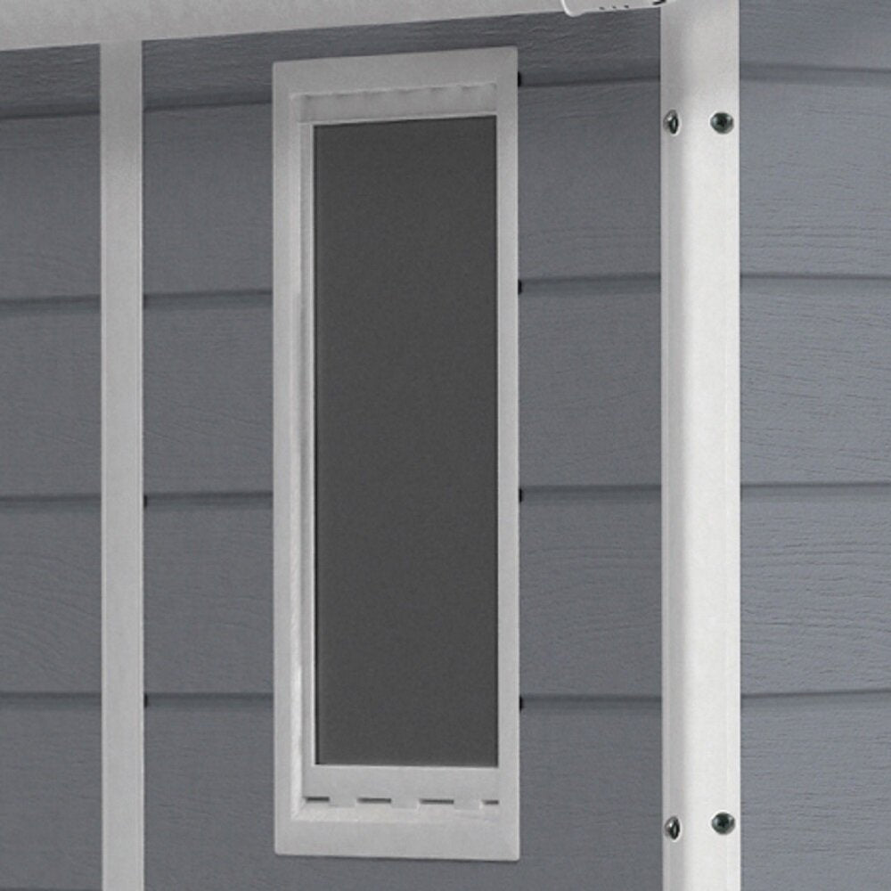 Manor 4 ft. W x 6 ft. D Plastic Vertical Storage Shed