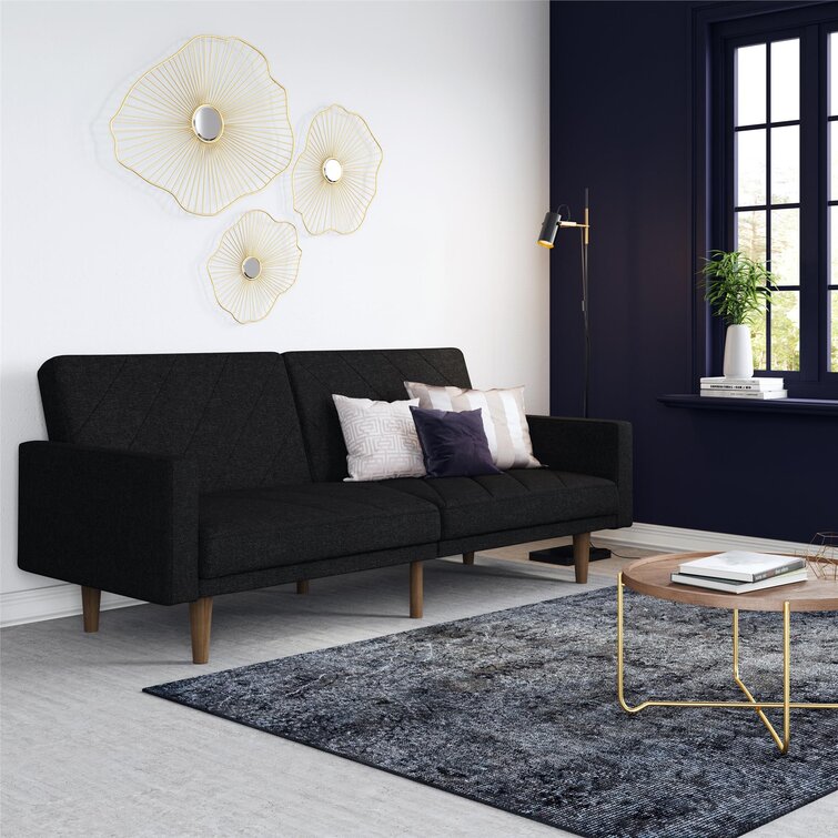 Adria Twin 78.5 Wide Split Back Convertible Sofa
