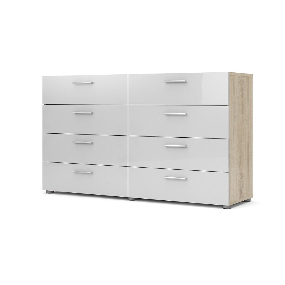Porch & Den Angus Space-saving 8-Drawer Double Dresser