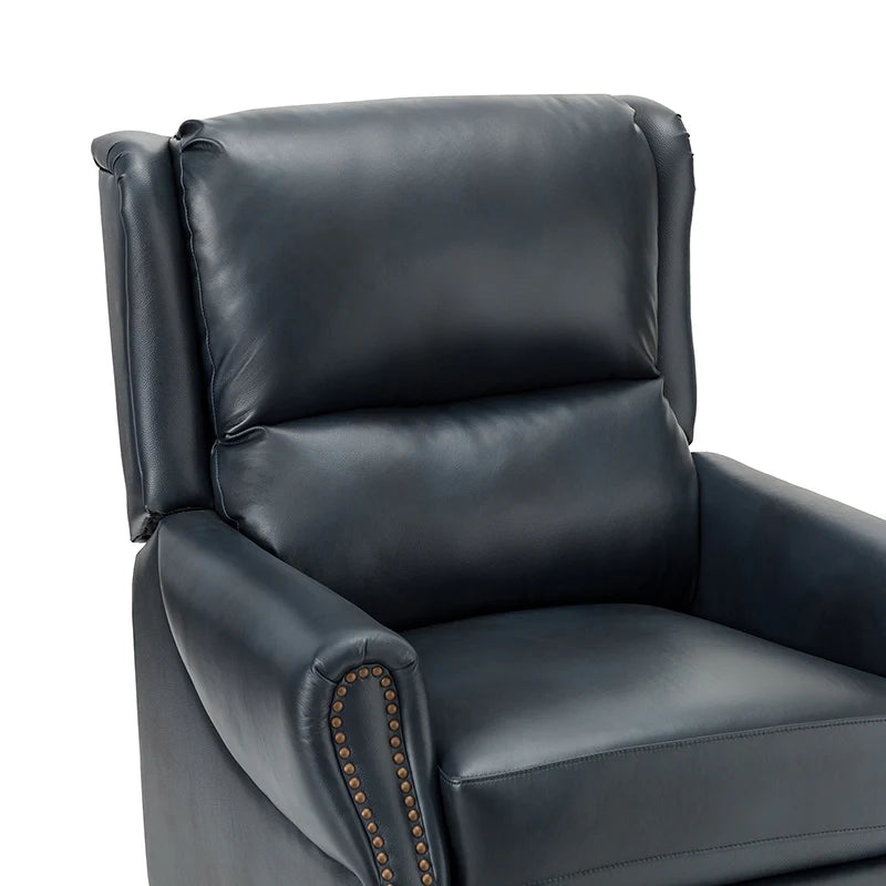 Rosaura 32.68 Wide Genuine Leather Manual Recliner