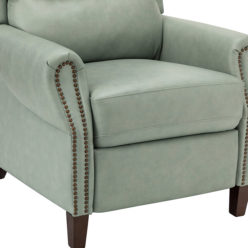 Rosaura 32.68 Wide Genuine Leather Manual Recliner