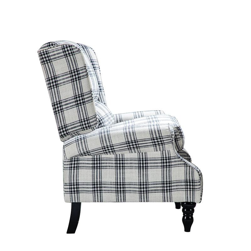 Erdeni Upholstered Manual Wingback Recliner Chair