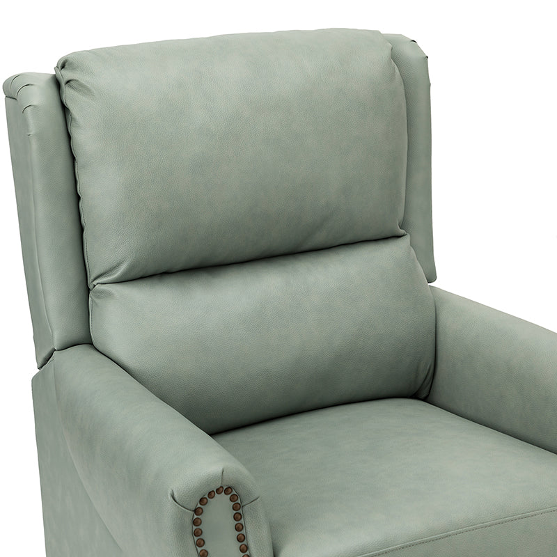 Rosaura 32.68 Wide Genuine Leather Manual Recliner