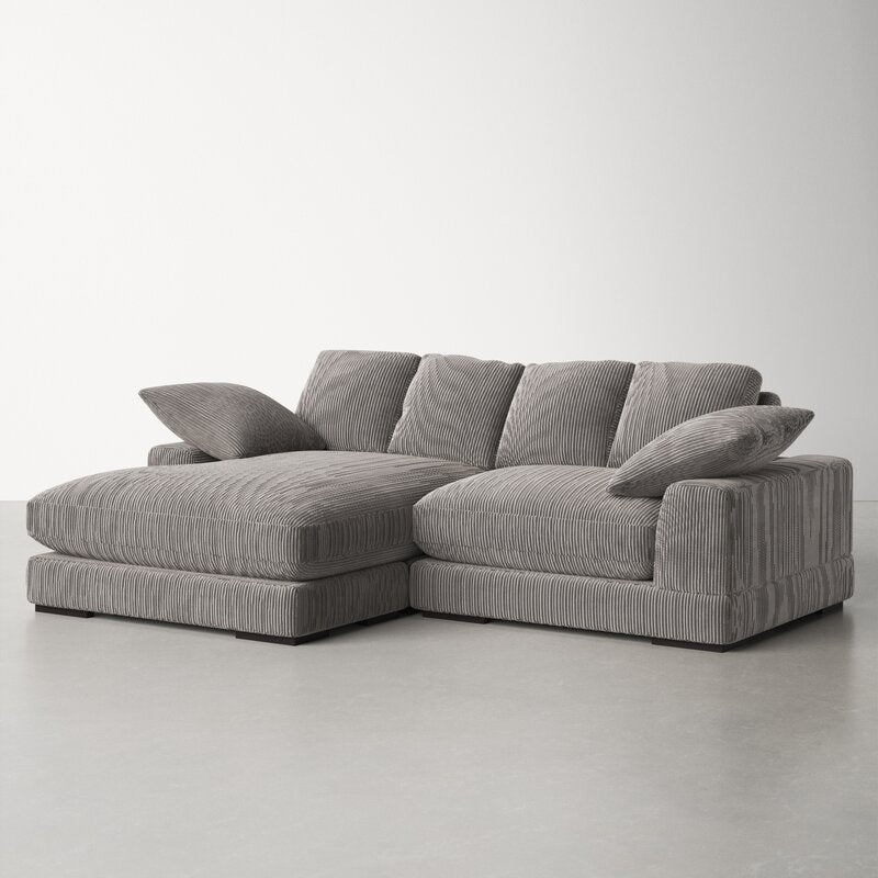 106′′ Wide Reversible Sofa & Chaise