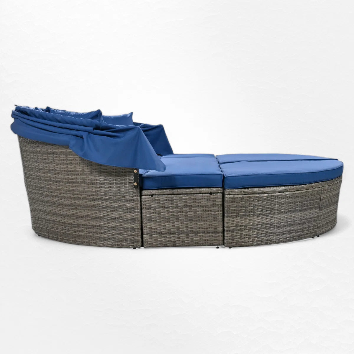 Joscelin 66.1'' Polyethylene (PE) Wicker Outdoor Patio Daybed