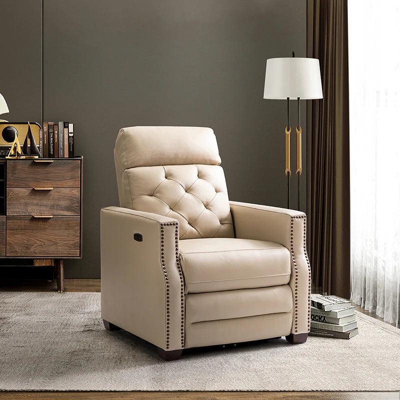 Carlota 31.5 Wide Genuine Leather Power Recliner