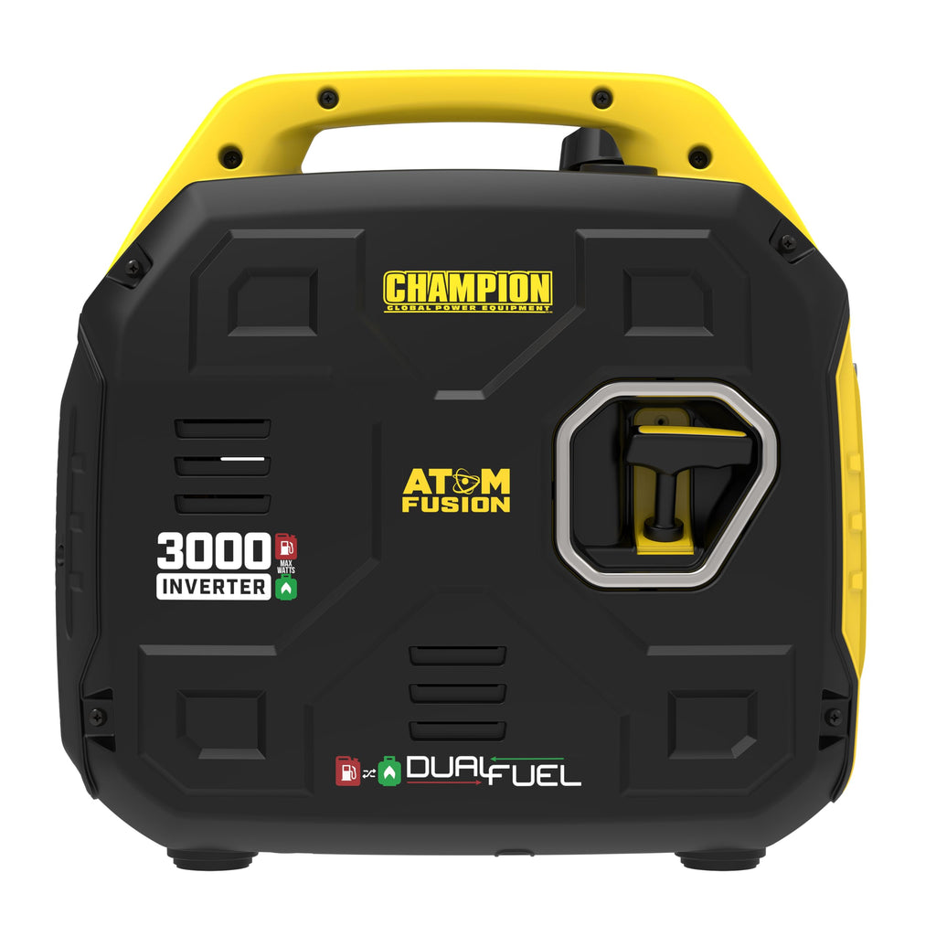 Champion Power Equipment Dual Fuel Power Converter (Max Power 3000 W. Portable Inverter. Running Time up to 11.5 Hours. Extremely Quiet. Emergency Generator) 93001i-DF-EU