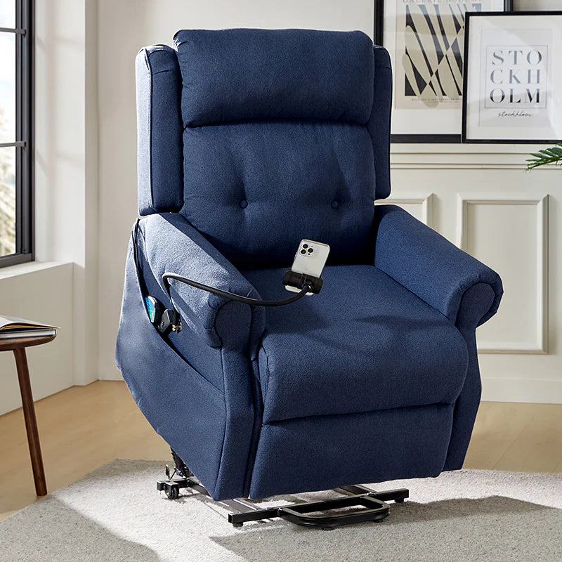 Hector Lift Assist Power Recliner With Massage Heat And Manual Headrest