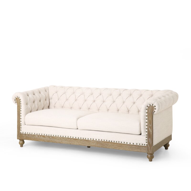 Pausch 78.75 Rolled Arm Chesterfield Sofa