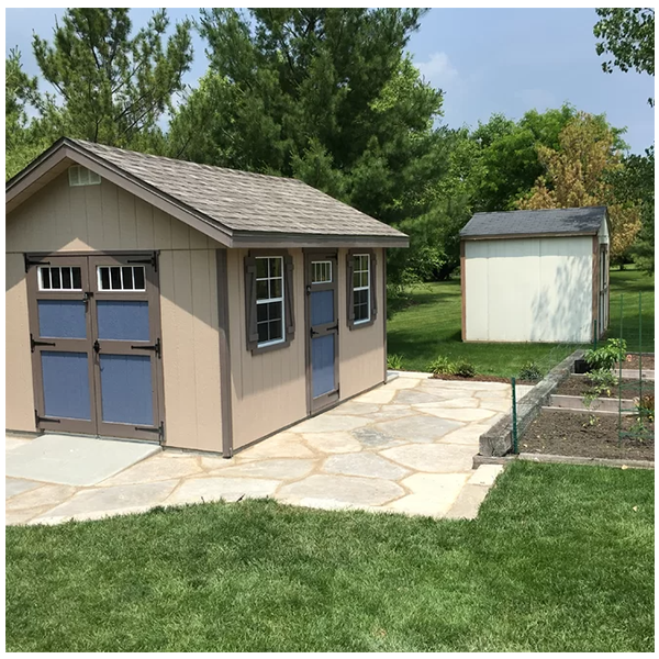 10 ft. W x 14 ft. D Storage Shed
