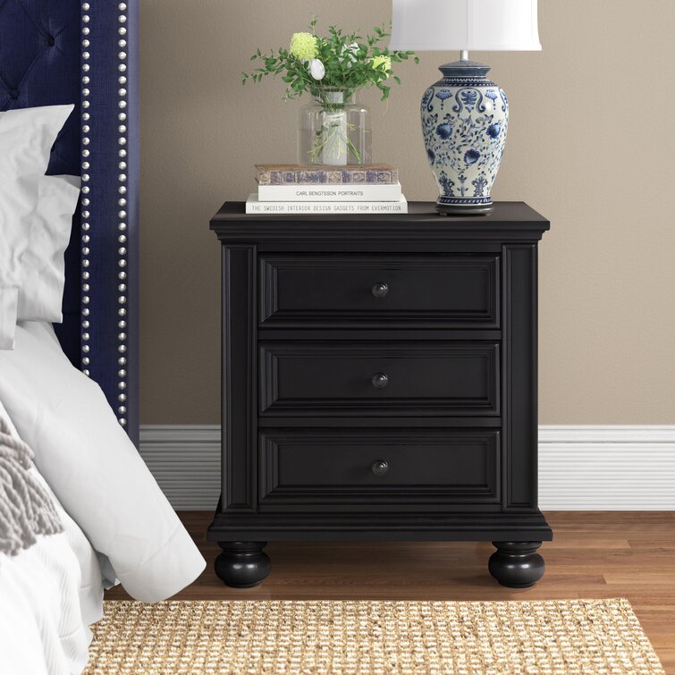 28'' Tall 3 - Drawer Nightstand Set of 2