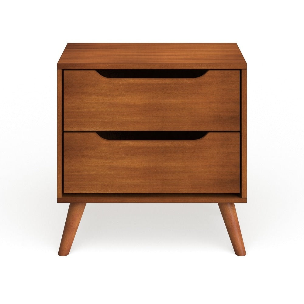Bodo Mid-century Modern Wood 2-Drawer Nightstand by Carson Carrington