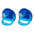 Swimways Spring Float Recliner with Canopy Water Summertime Lounge Seat (2 Pack)