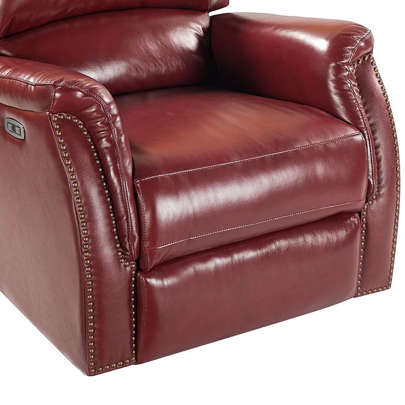Flora Genuine Leather Power Recliner
