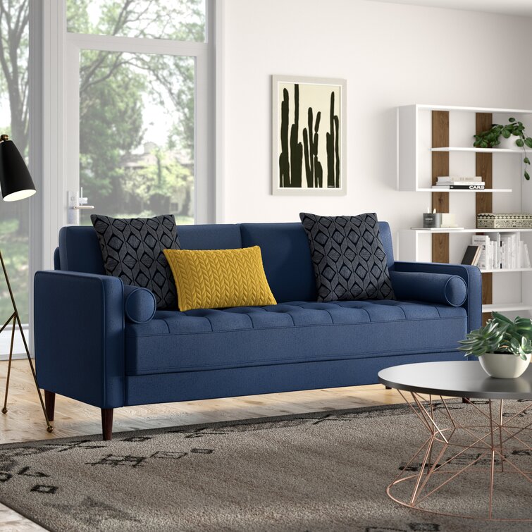 Garren 75.6'' Square Arm Tufted Sofa