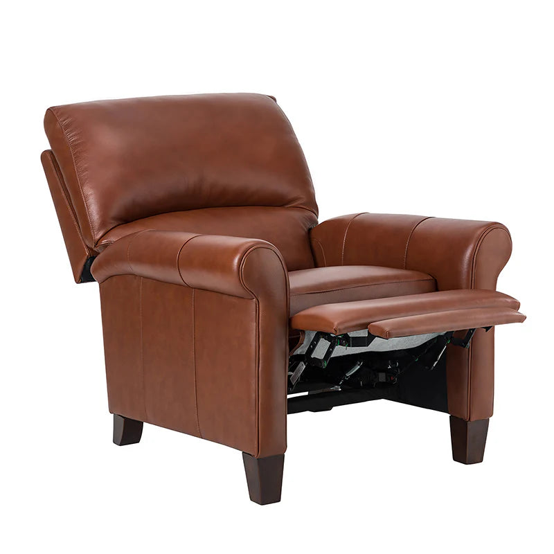 Eliana 33.07 Wide Genuine Leather Manual Recliner